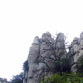 El Torcal bei Nebel Im Winter